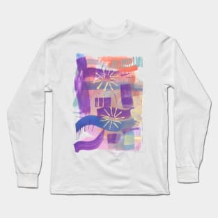 Stary Abstract Long Sleeve T-Shirt